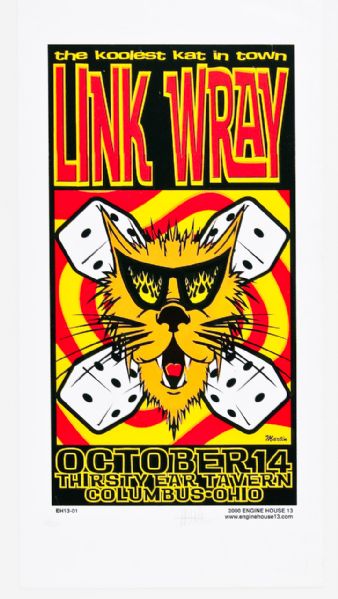 Link Wray at the Thirsty Ear Tavern Original Poster